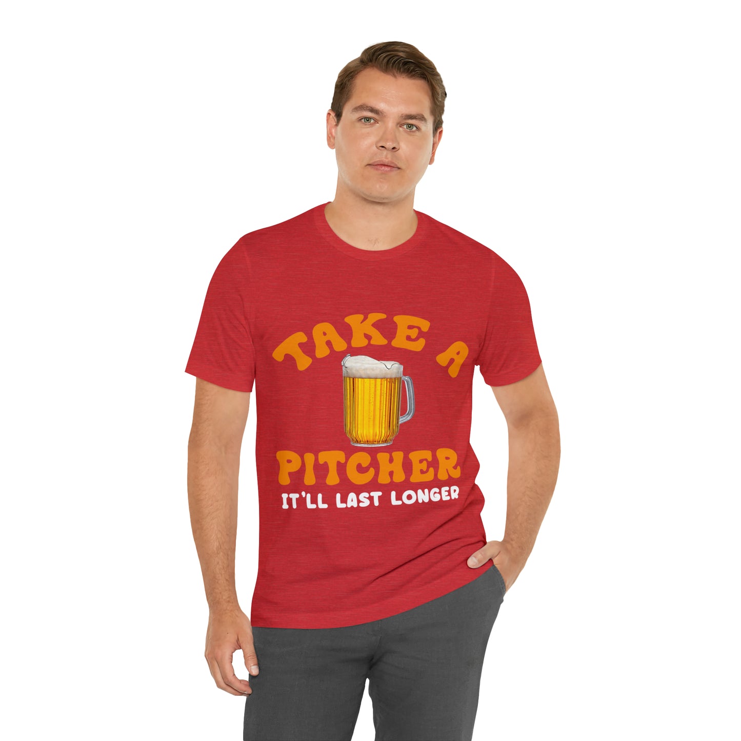 VT Take a Pitcher Unisex Jersey Short Sleeve Tee